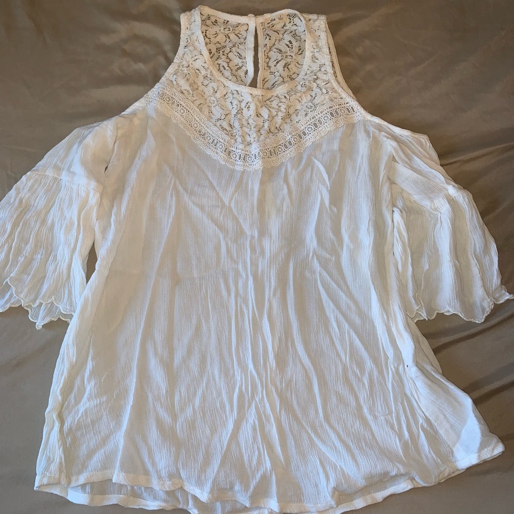 Hollister peasant blouse